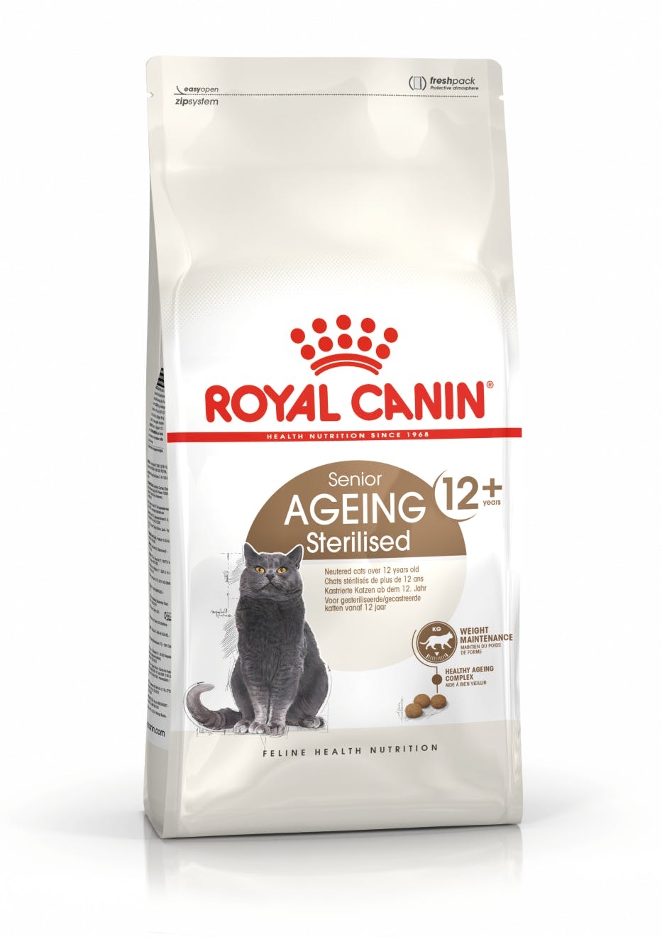 Læne øre Brace Royal Canin Ageint 12+ Sterilised. Til steriliserede/kastrerede katte over  12 år