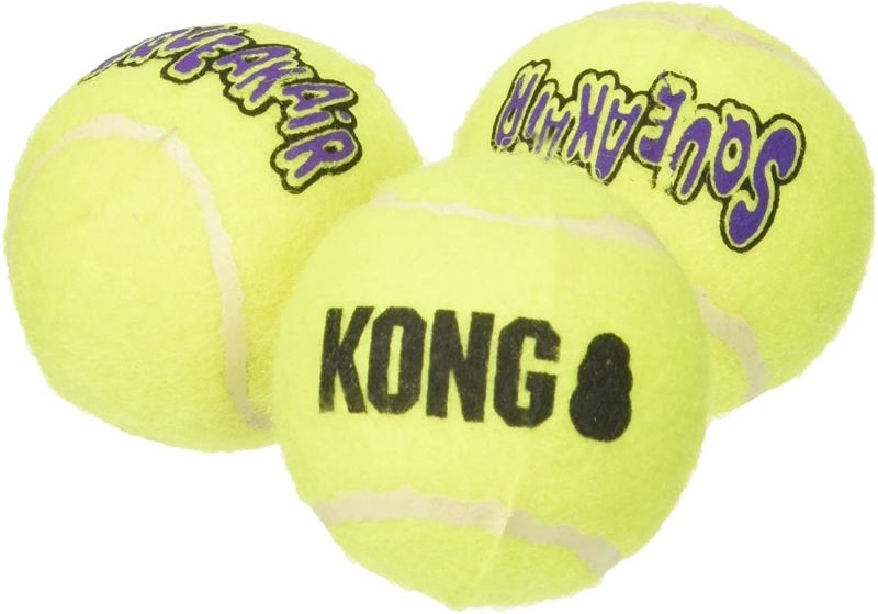#3 - KONG Tennisbold Airkong / AirDog Squeaker med piv.