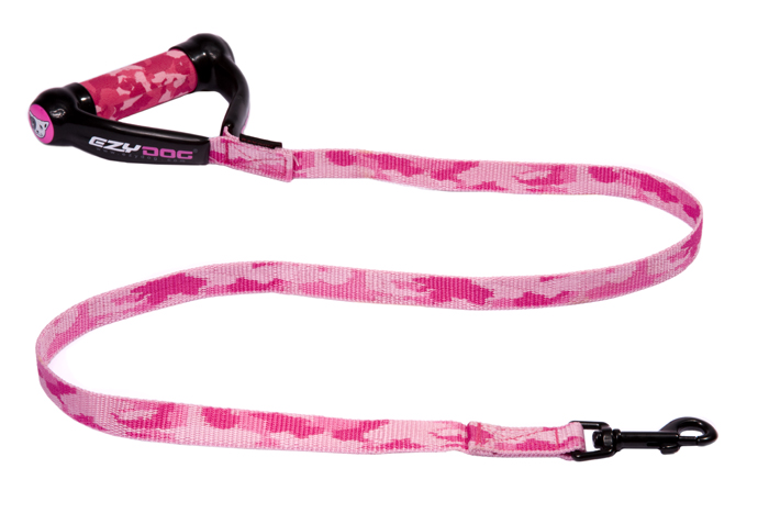 Se Ezydog Webster line med trekantet håndtag. Pink Camo. hos Alttilhundogkat.dk