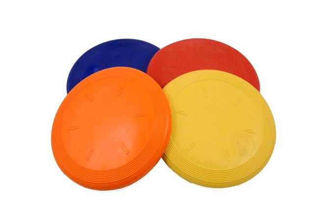 4: Frisbee af naturgummi.
