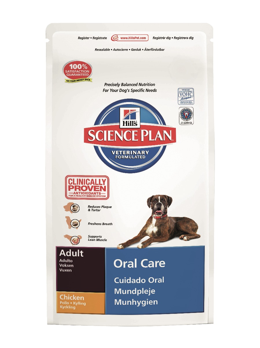 beskæftigelse centeret Fakultet Science Plan™ Canine Adult Oral Care Chicken 2 kg