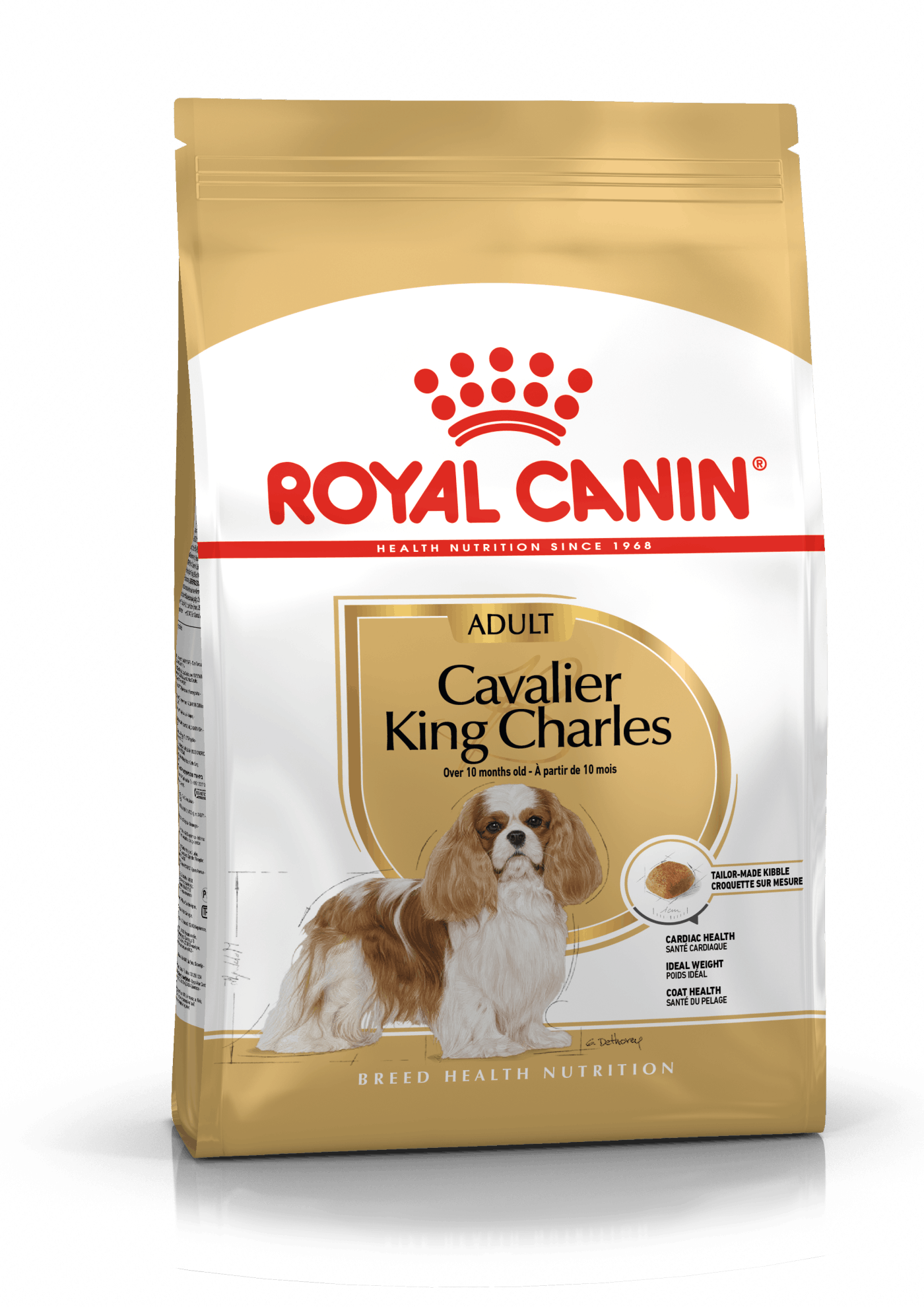 Se Royal Canin Cavalier King Charles Adult - over 10 måneder hos Alttilhundogkat.dk