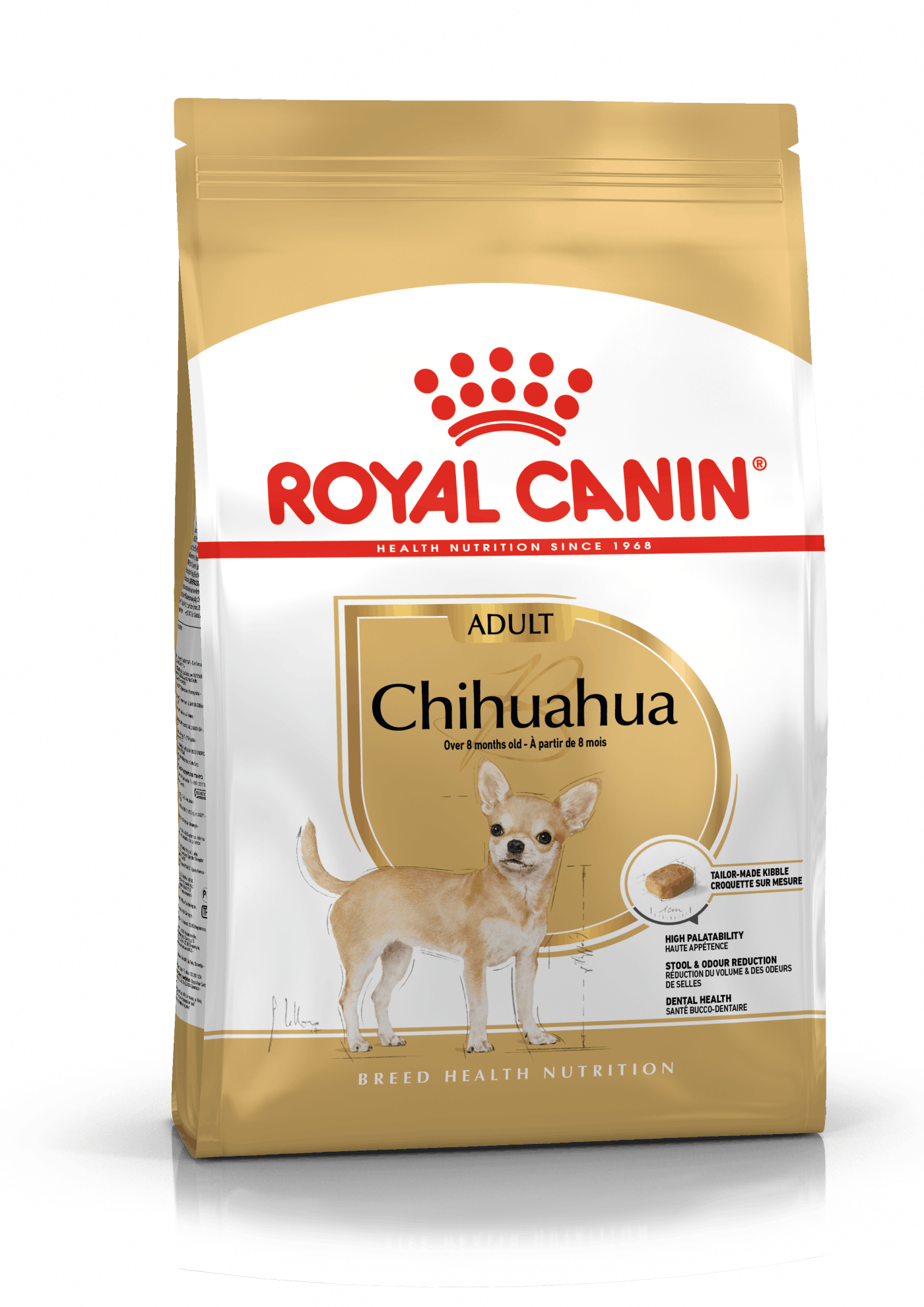 Se Royal Canin Chihuahua Adult - over 8 måneder hos Alttilhundogkat.dk