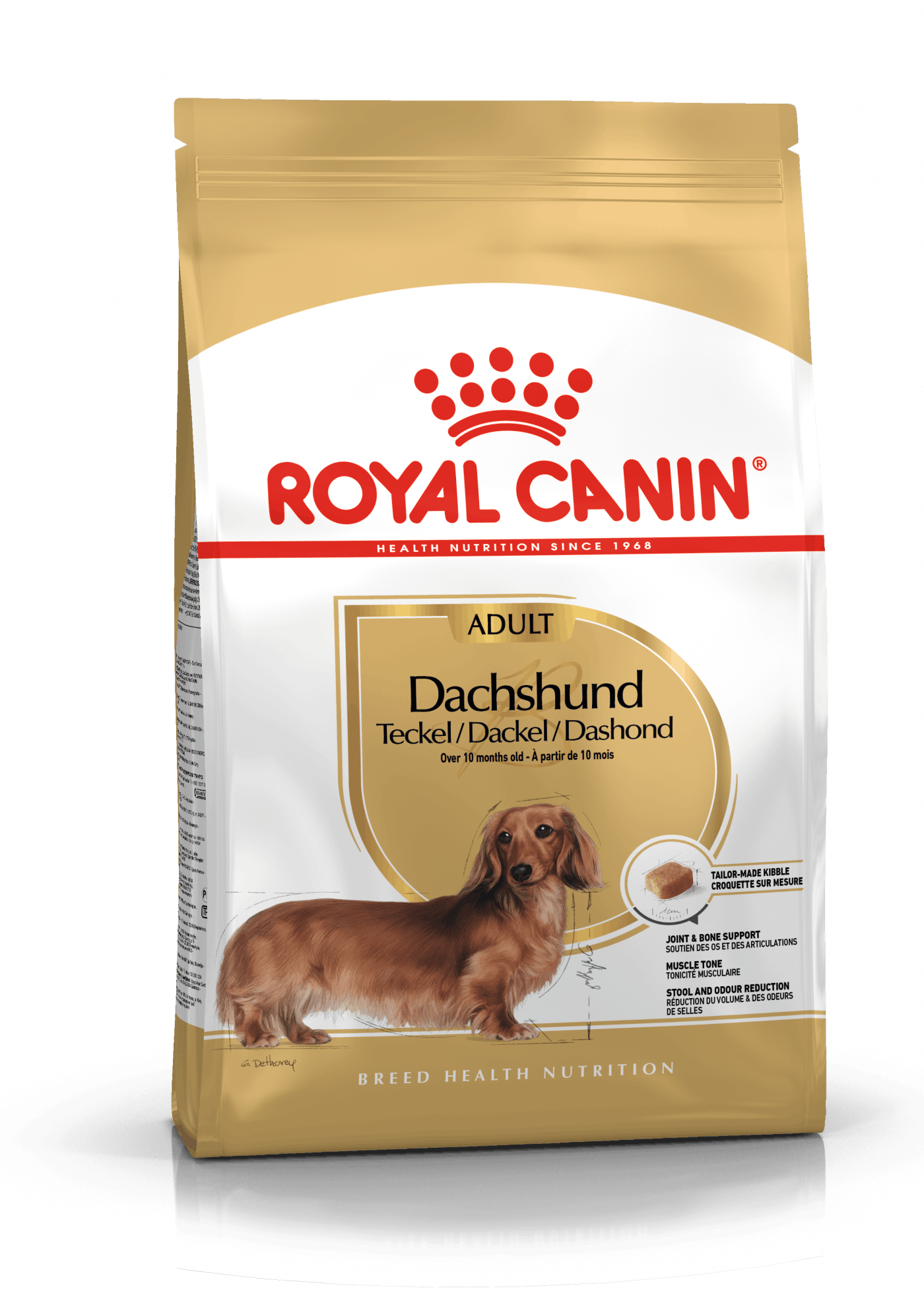 Se Royal Canin Dachshund / Gravhund Adult - over 10 måneder hos Alttilhundogkat.dk