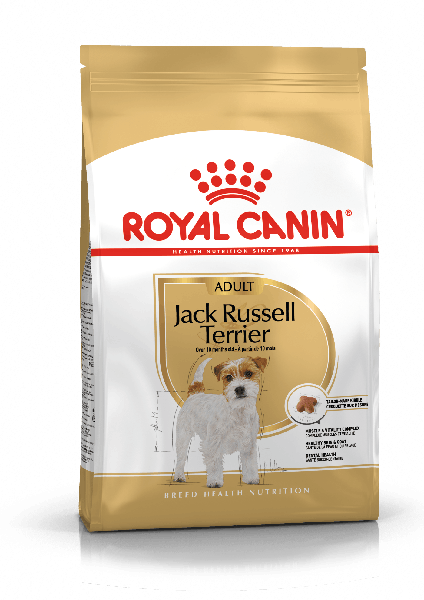 Se Royal Canin Jack Russell Adult - over 10 måneder hos Alttilhundogkat.dk