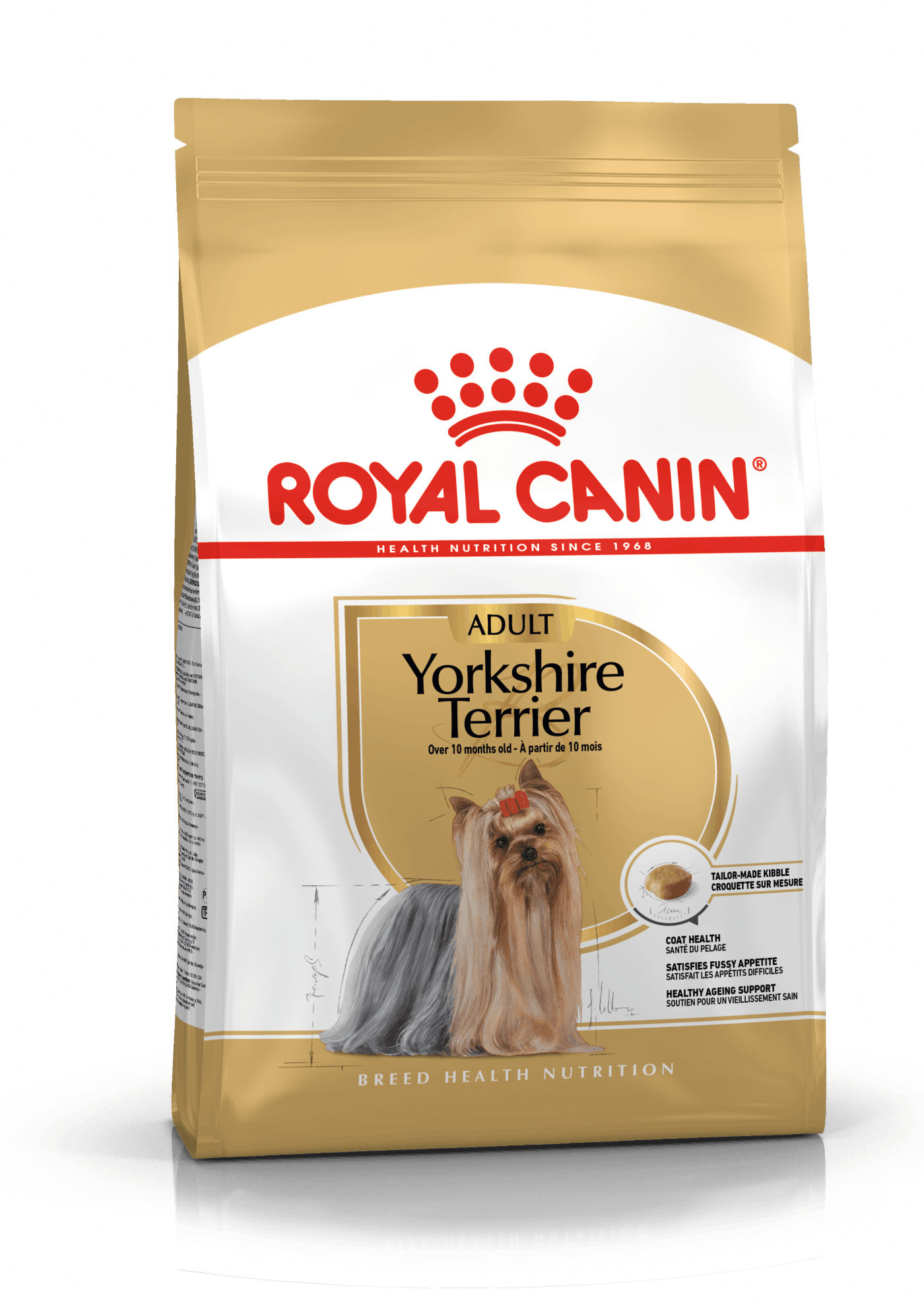 Se Royal Canin Yorkshire Terrier Adult - over 10 måneder hos Alttilhundogkat.dk
