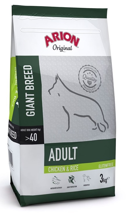 Billede af Arion Original Adult Giant Breed - Kylling og Ris. 12kg