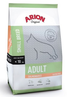 Arion - Hundefoder - Adult Small - Laks & Ris - 7,5 Kg