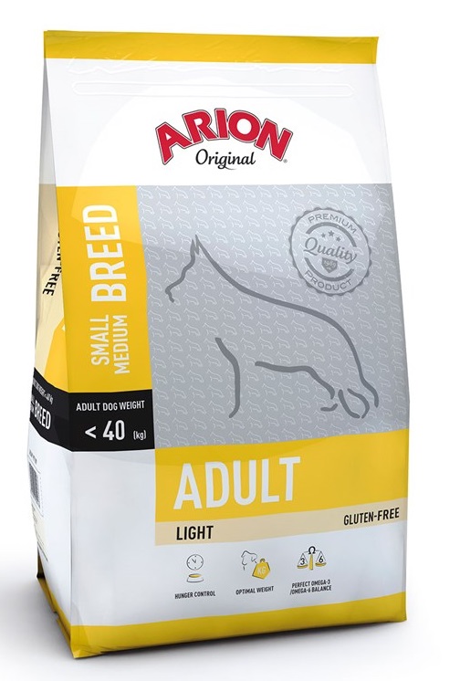 Arion - Hundefoder - Adult All Breeds Light - 12 Kg