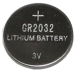 Reservebatteri. Indeholder 2 stk. CR 2032 (3 V)