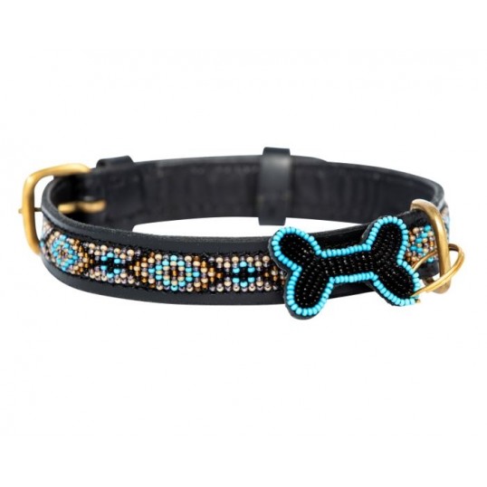 Ombima Turquoise Skinny halsbånd. Zinj Design.