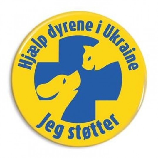 Støt dyrene i Ukraine "Badge"
