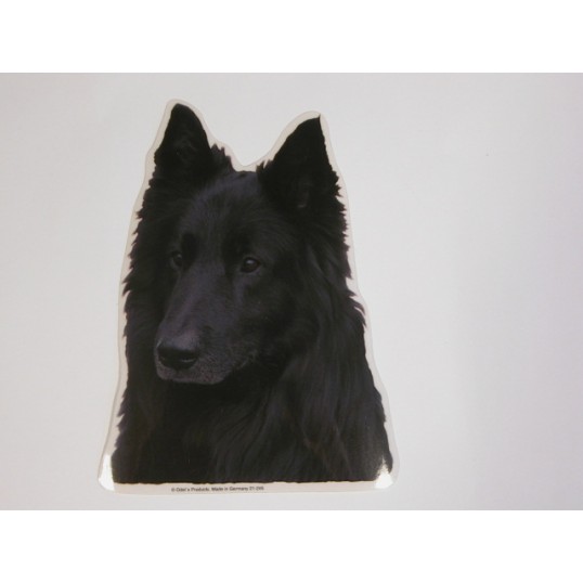  Groenendael, hv. Vælg: klistermærke, nøglering, broche, slipsenål, mm.