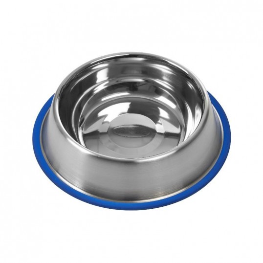 Buster skål med blå silikonering ring.