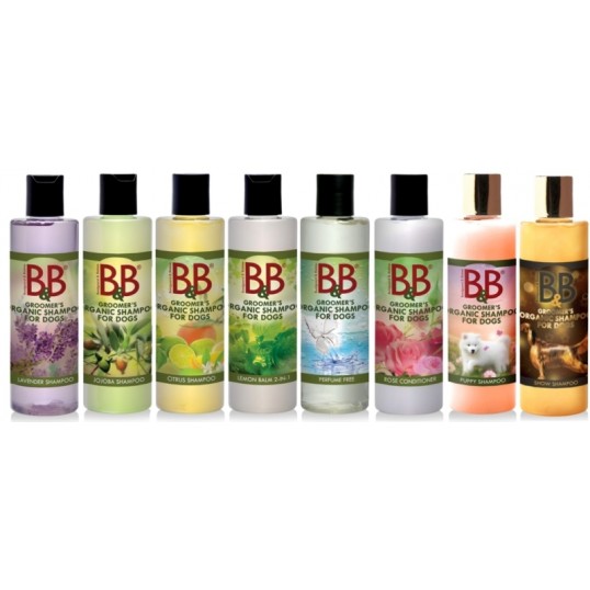 B&B Økologisk Shampoo eller Conditioner. 250 ml.