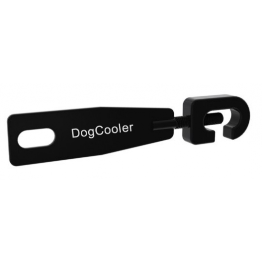 DogCooler i kraftig metal. Giv din hund frisk luft i bilen