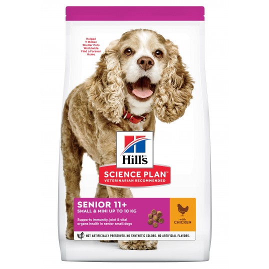 Hill's Science Plan™ Canine Senior 11+ Small & Mini Breed. Chicken. 1,5kg.