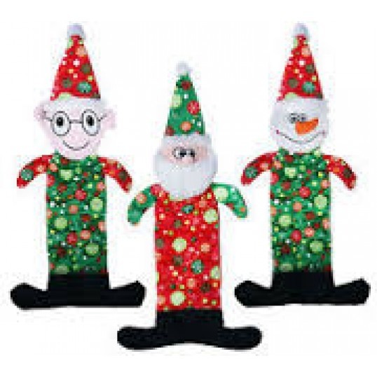 Jule-bamse med mange piver. Ass. variant.