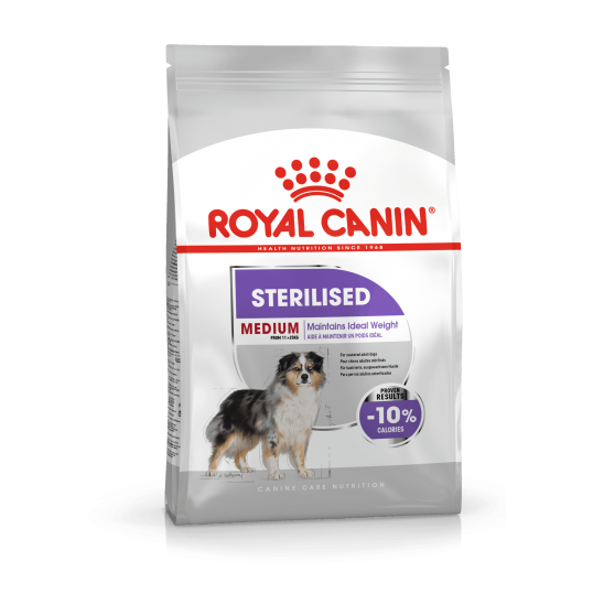 Royal Canin Medium Sterilised til steriliserede/kastrerede hunde over 12 måneder. (12kg)