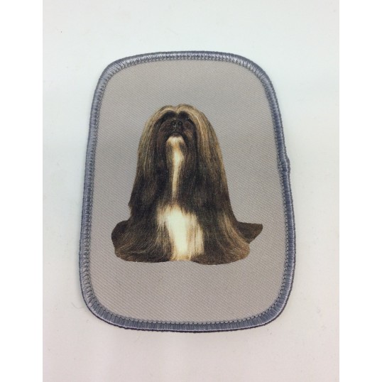 Stofmærke med Lhasa Apso
