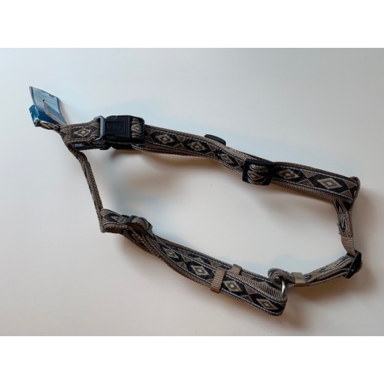 Brun H-sele m. print. L-XL