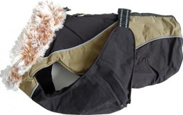 NewYorkvinterfrakkeFarveSortgrnMedbldhalskant-20