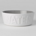 Keramikskål hvid - Food el. Water.