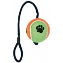 Hundelegetøj Tennisbold med reb. 