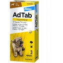 AdTab loppemiddel til hund. 3 tab.