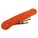 SuperGrip flad sporline, Orange med sorte striber. 