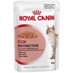 Royal Canin Instinctive, vådfoder. Til voksne katte over 1 år. 12 ps. á 85 g. Flere varianter.