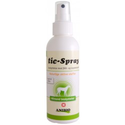 Anibio Tic-Spray til hund og kat. Beskytter mod lopper og flåter. 150ml.