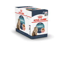 Royal Canin Hairball Care Gravy. Vådfoder. Til kat over 1år med tendens til hårboller. 12x85g