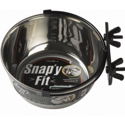 Snap'y Fit rustfri skål med ophæng. 