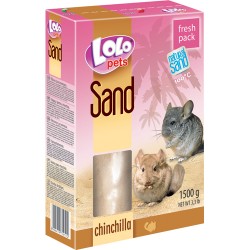 LoloPets Badesand til chinchilla og andre smådyr.