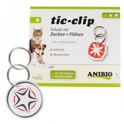 Anibio Tic-clip til hund og kat, mod lopper og flåter