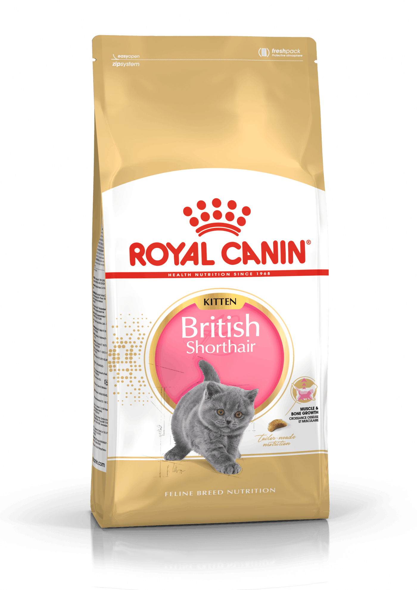 Royal Canin British Shorthair Kitten. Til killing op til 12 måneder. 2kg.