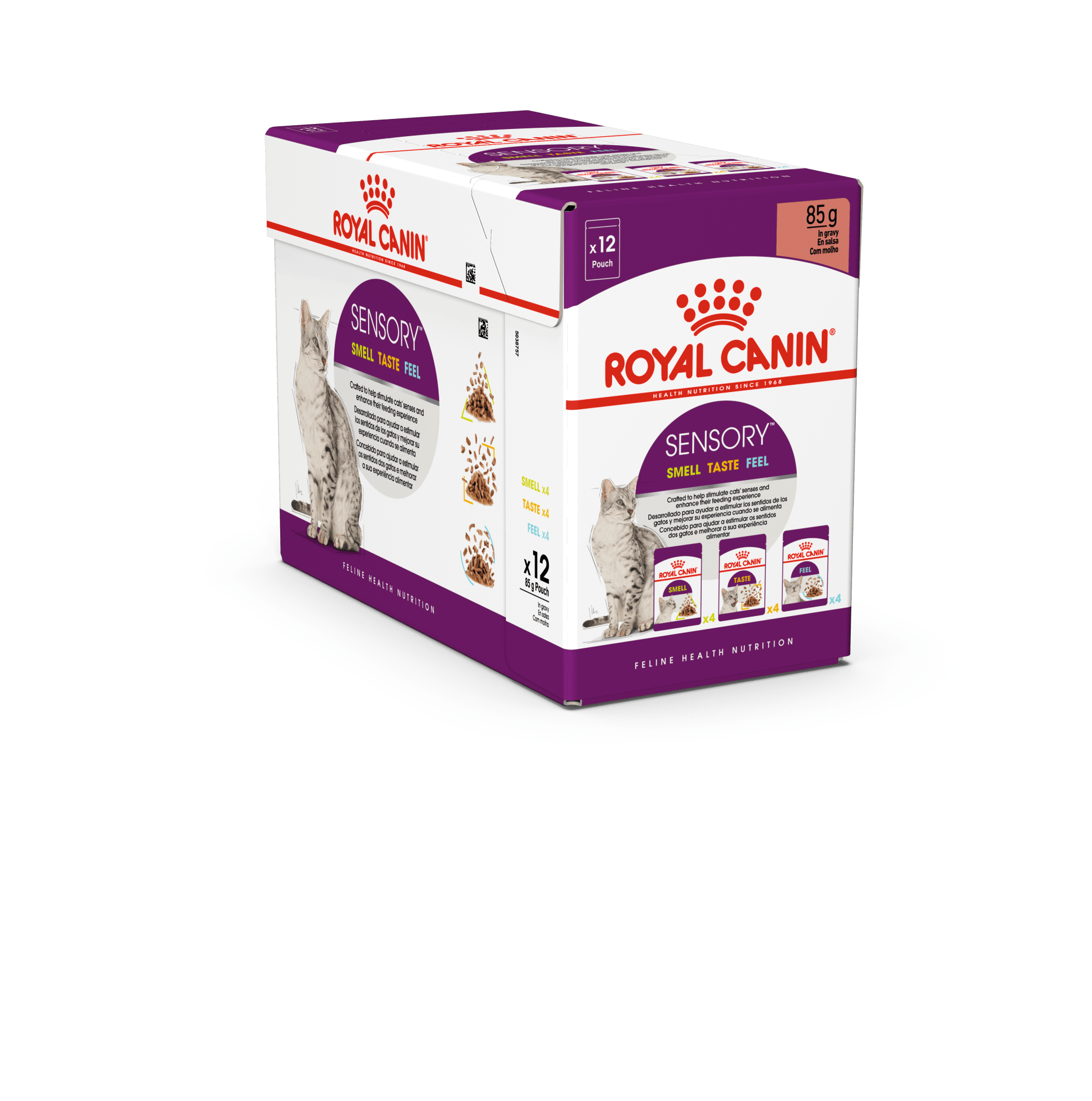 Royal Canin Sensory Mixed Box Gravy Vådfoder. 12x85g