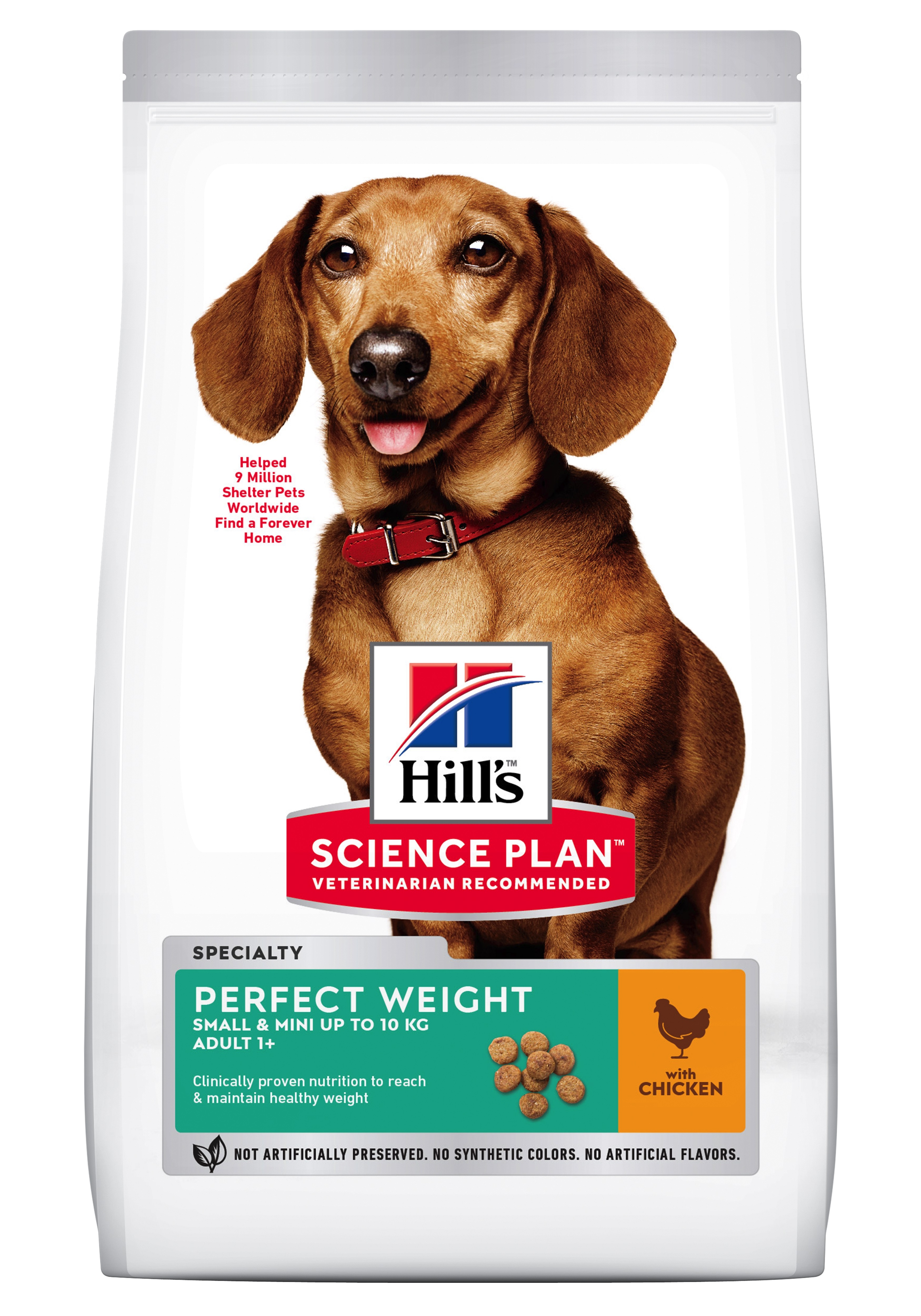 Hill's Science Plan Perfect Weight. Small&Mini Breed. Chicken.
