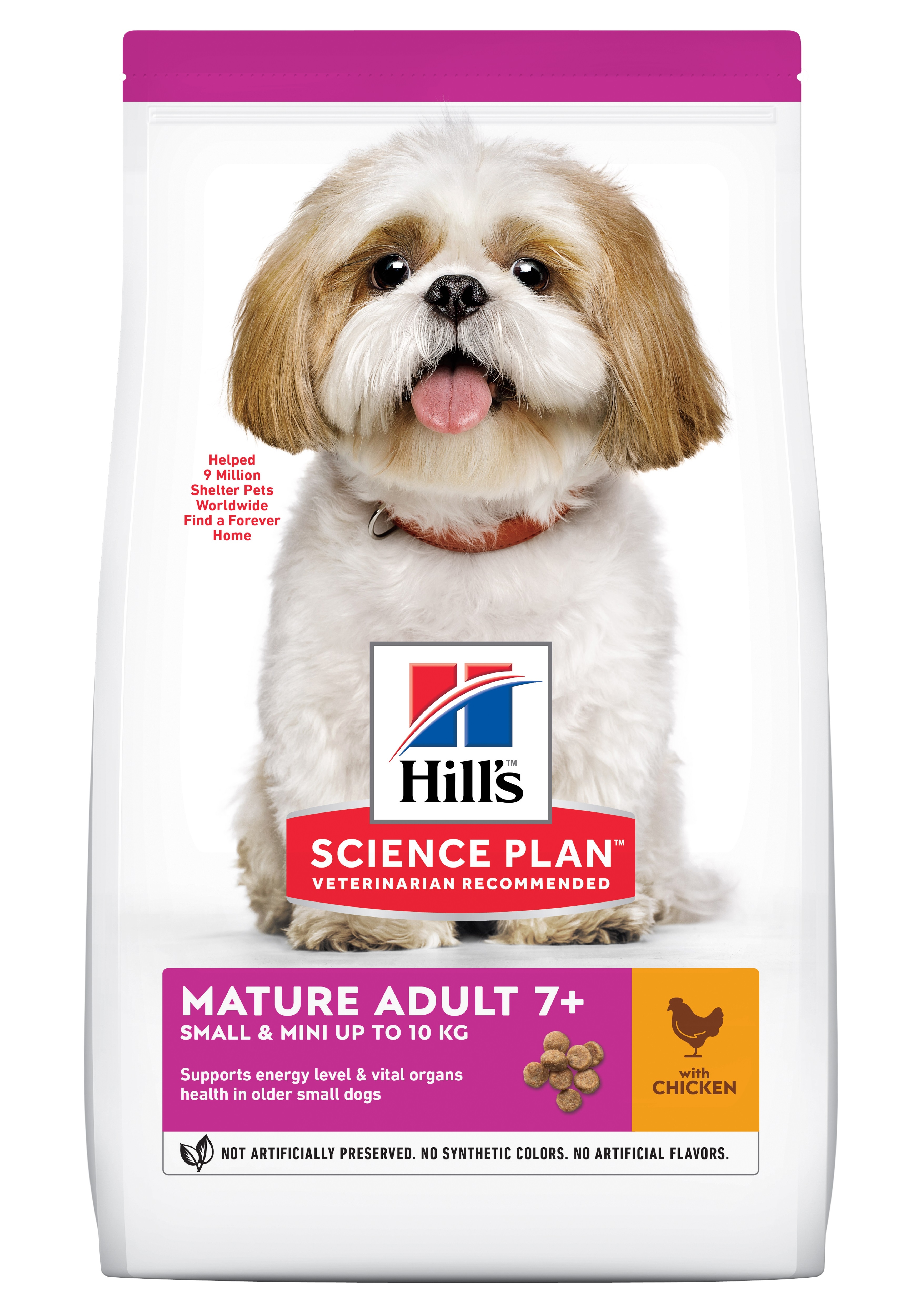 Hill's Science Plan Mature Adult 7+ Small&Mini. Chicken.