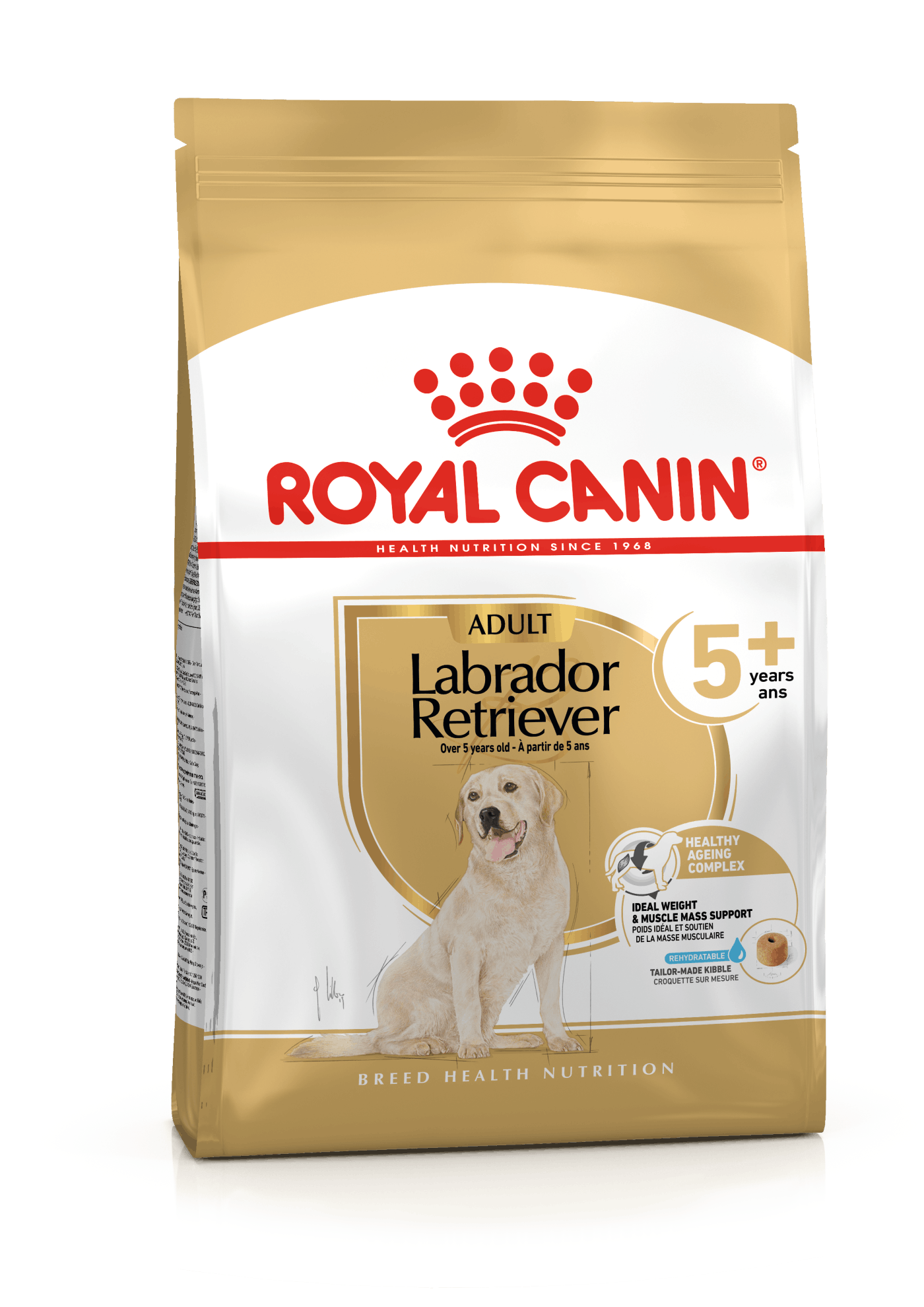 Se Royal Canin Labrador Retriever Adult 5+ 12kg hos Alttilhundogkat.dk