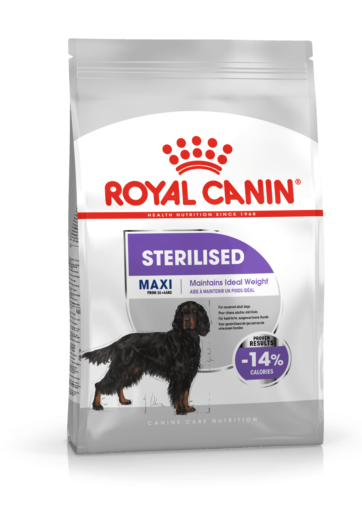Royal Canin Maxi Sterilised til steriliserede/kastrerede hunde over 15 måneder. (12kg)