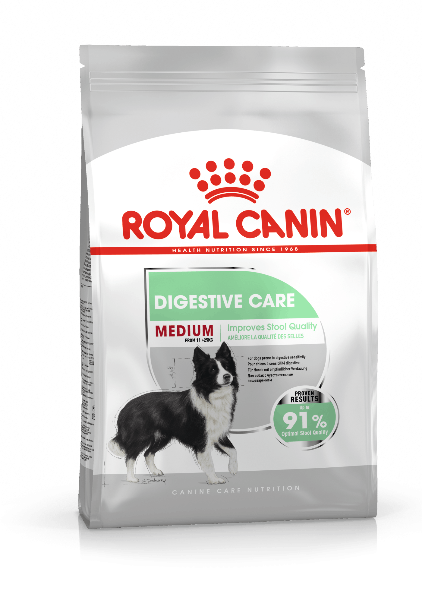 Royal Canin Medium Digestive Care. Adult (11-25 kg) over 12 måneder med følsom fordøjelse. (12kg)