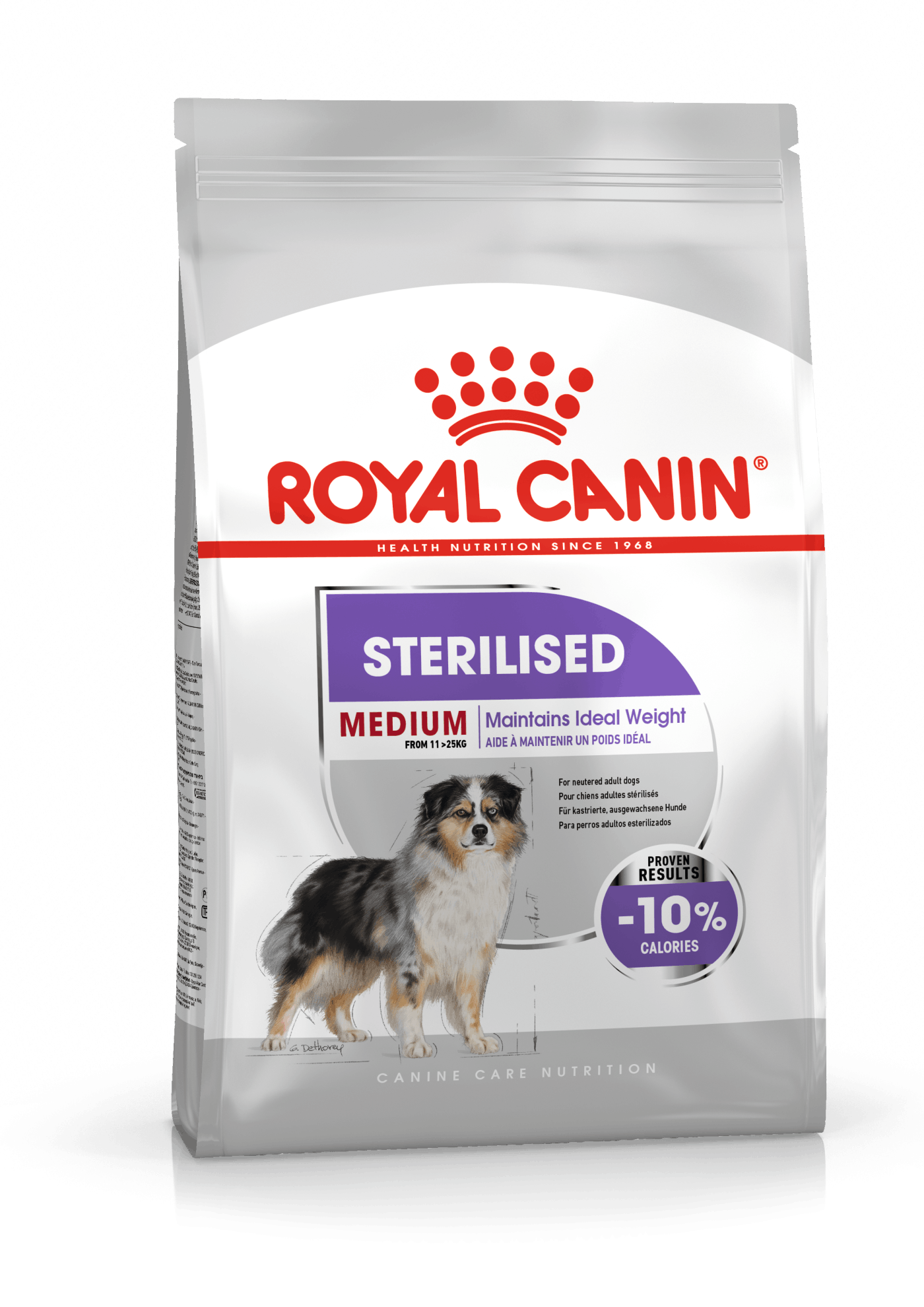 strå Uretfærdig Det Royal Canin Medium Sterilised til steriliserede/kastrerede hunde over 12  måneder. (12kg)