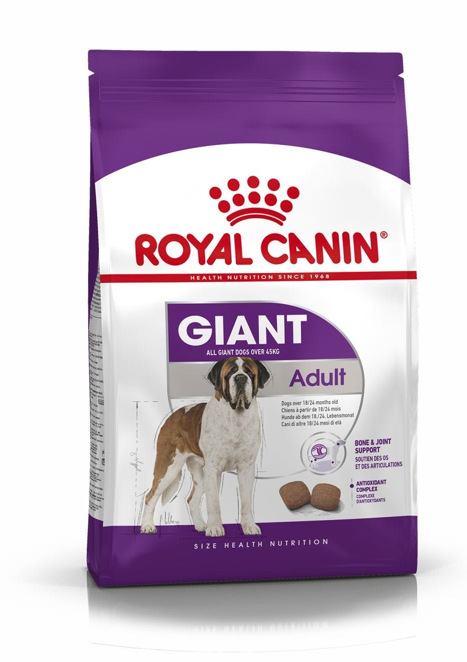 Royal Canin Giant Adult. Over 45 kg. Voksen og moden. Hund. (15kg)