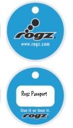14: Rogz Passport hundetegn Blue. 2 størrelser.