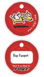 Rogz Passport hundetegn Retro Rex. 2 størrelser.