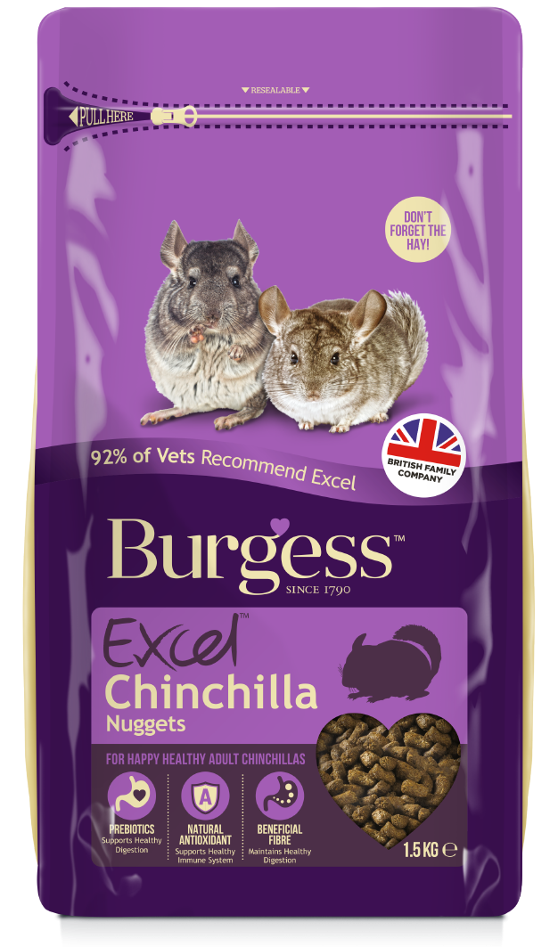 Billede af Burgess Excel Chinchilla 1,5kg hos Alttilhundogkat.dk