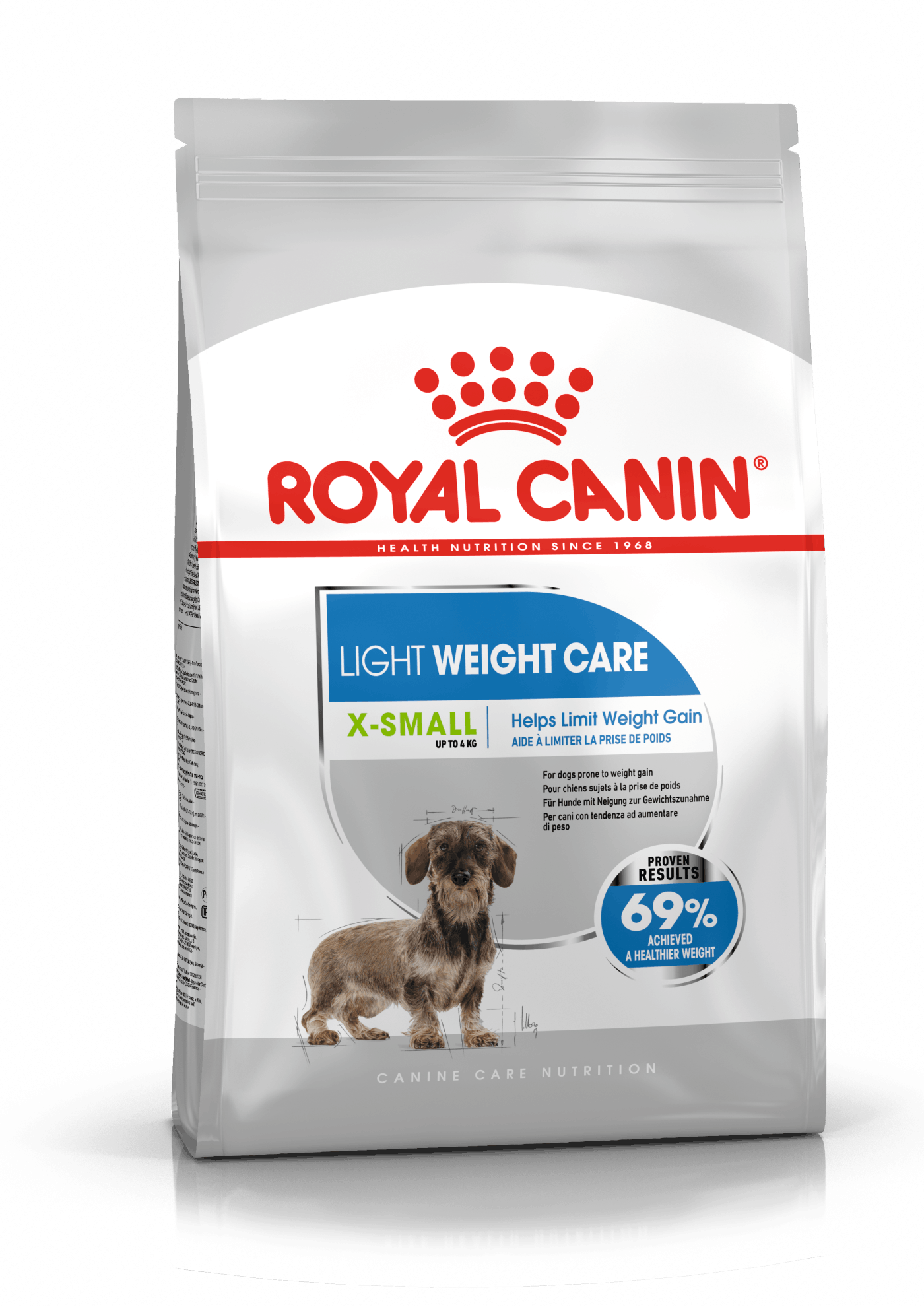 Se Royal Canin X-Small LIGHT Weight Care. Hund med særligt behov. 1,5kg hos Alttilhundogkat.dk